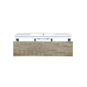 Scopi 48" Rustic Acacia Bathroom Single Vanity and Acrylic Composite Top with Integrated Sink - LSC48SRAOS000