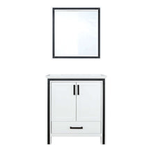 Load image into Gallery viewer, Ziva 30&quot; White Single Vanity, Cultured Marble Top, White Square Sink and 28&quot; Mirror - LZV352230SAJSM28