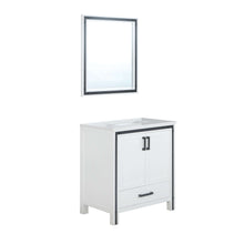 Load image into Gallery viewer, Ziva 30&quot; White Single Vanity, Cultured Marble Top, White Square Sink and 28&quot; Mirror - LZV352230SAJSM28