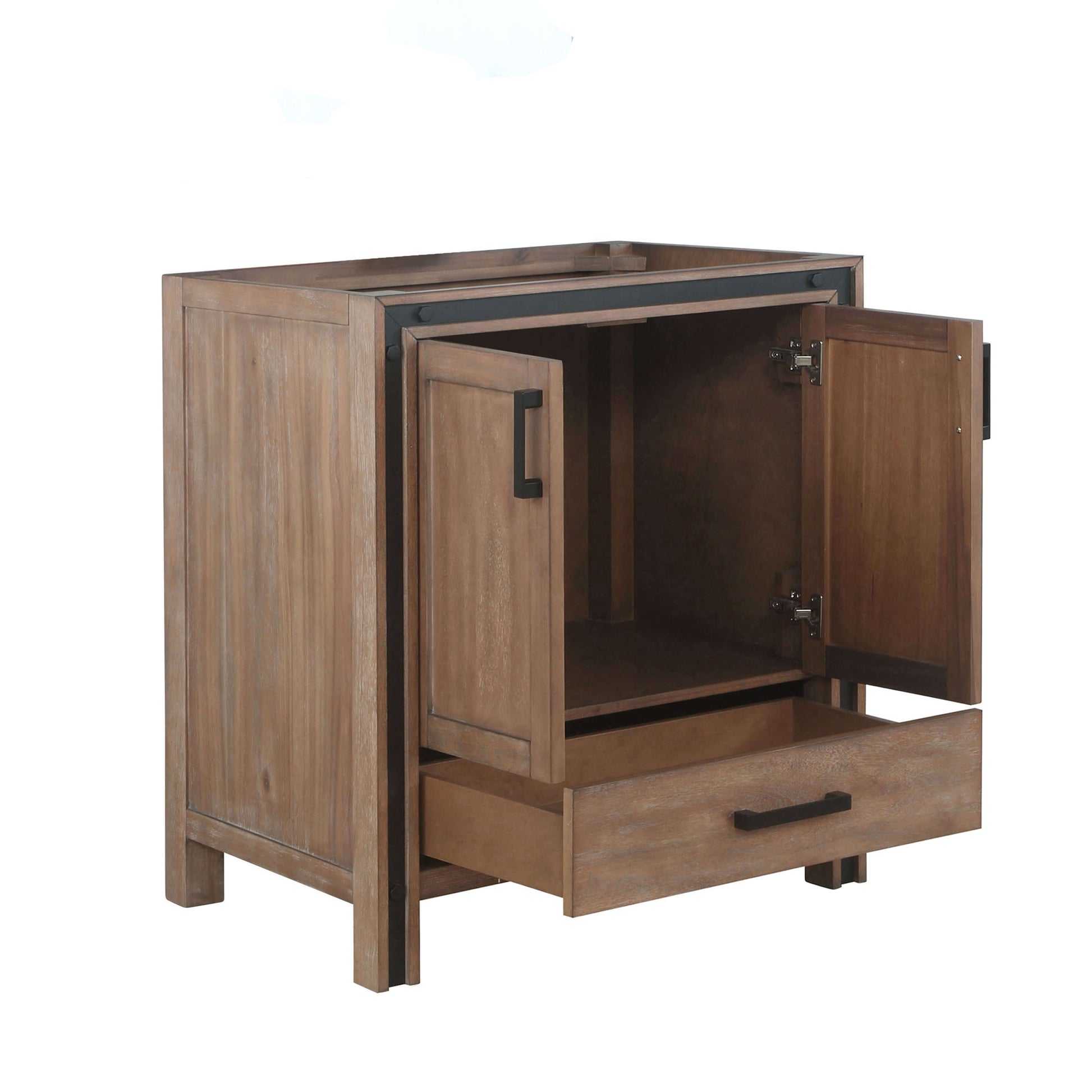 Ziva 30" Rustic Barnwood Single Vanity Cabinet Only - LZV352230SN00000