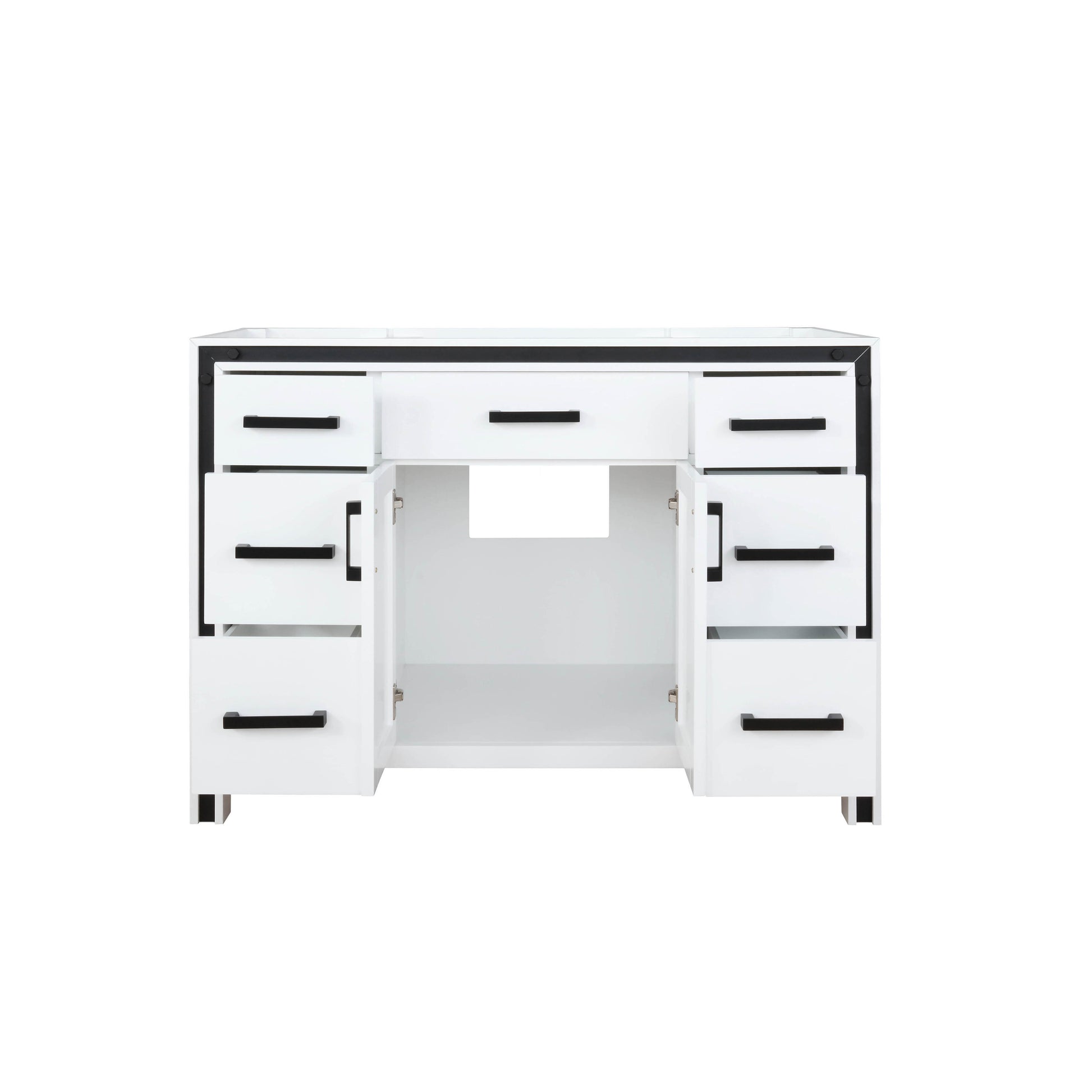 Ziva 48" White Single Vanity Cabinet Only - LZV352248SA00000