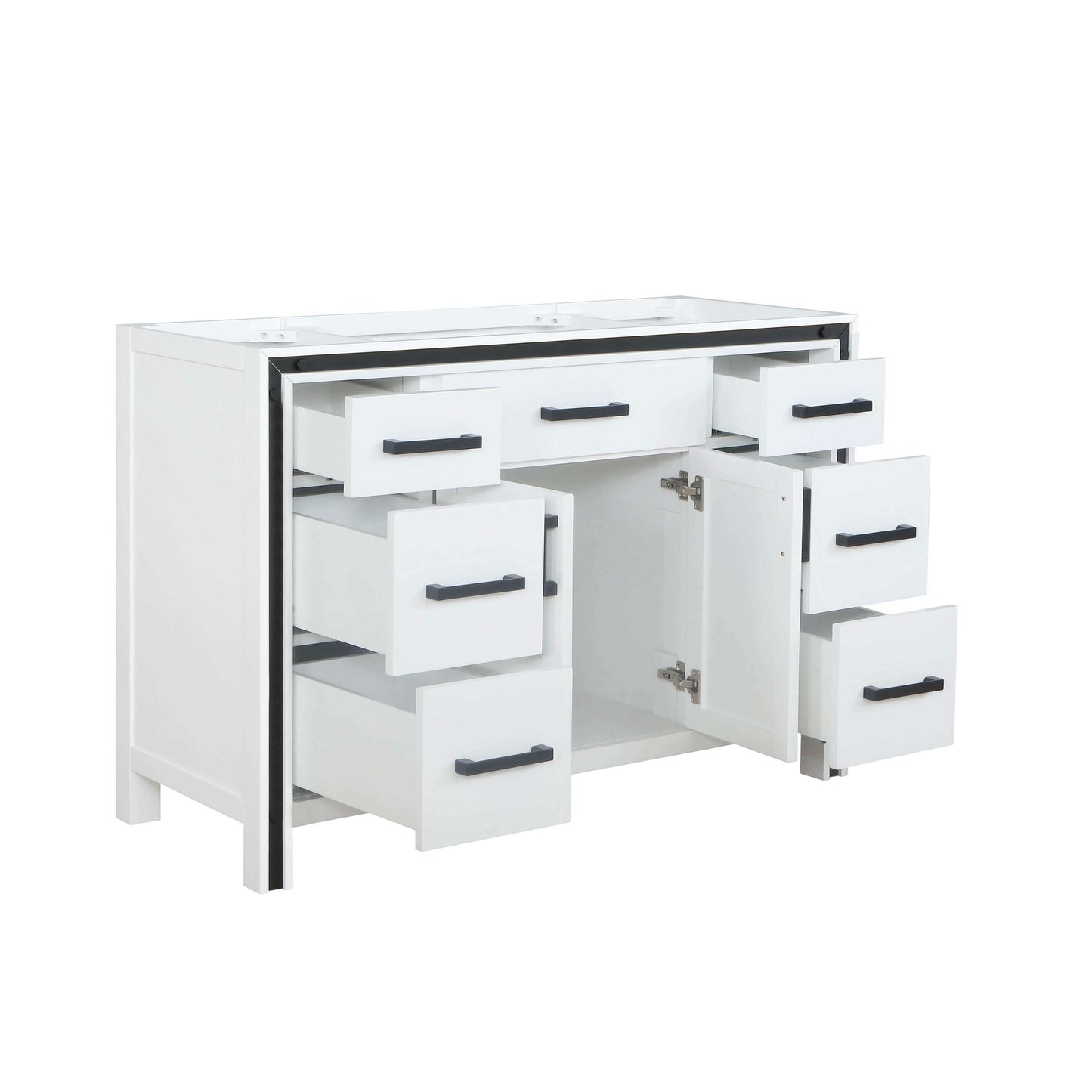 Ziva 48" White Single Vanity Cabinet Only - LZV352248SA00000