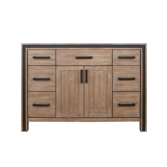 Ziva 48" Rustic Barnwood Single Vanity Cabinet Only - LZV352248SN00000