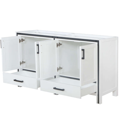 Ziva 60" White Double Vanity Cabinet Only - LZV352260SA00000