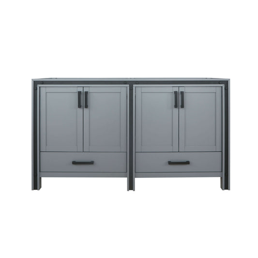 Ziva 60" Dark Grey Double Vanity Cabinet Only - LZV352260SB00000