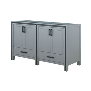 Ziva 60" Dark Grey Double Vanity Cabinet Only - LZV352260SB00000