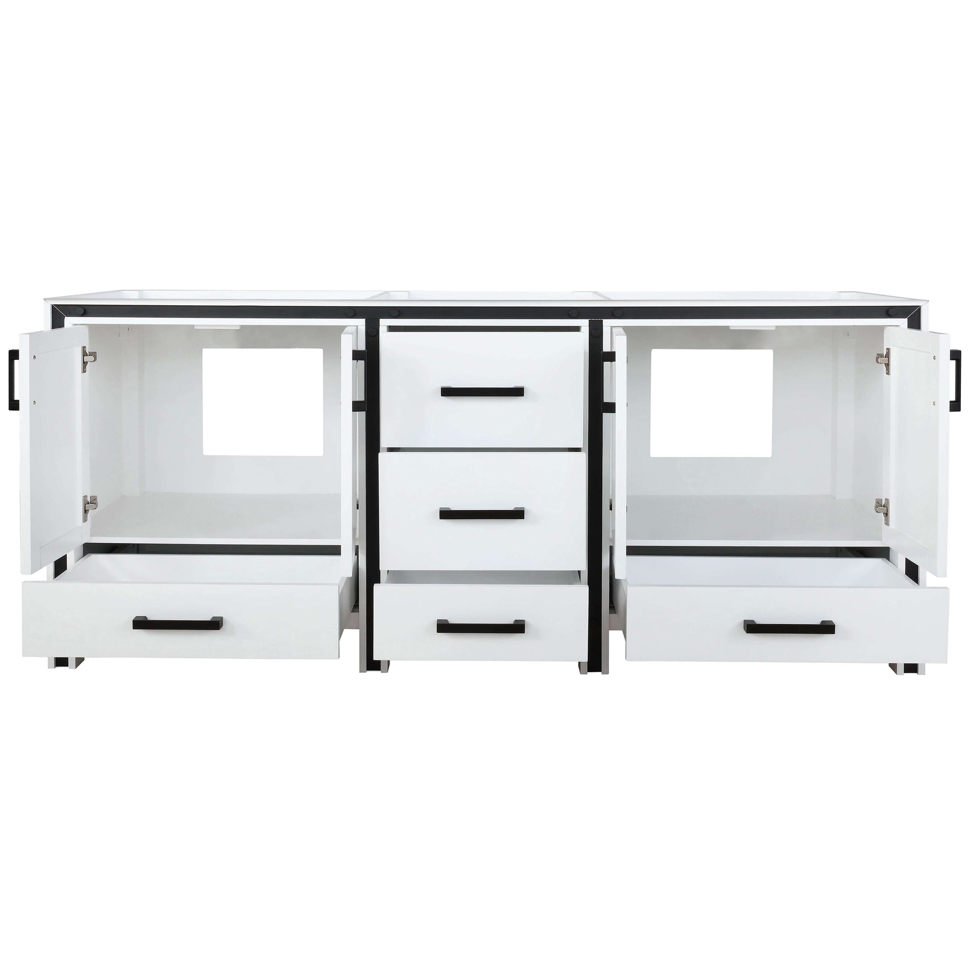 Ziva 72" White Vanity Double Cabinet Only - LZV352272SA00000