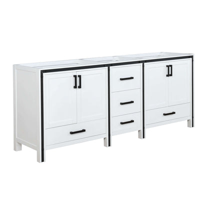 Ziva 72" White Vanity Double Cabinet Only - LZV352272SA00000