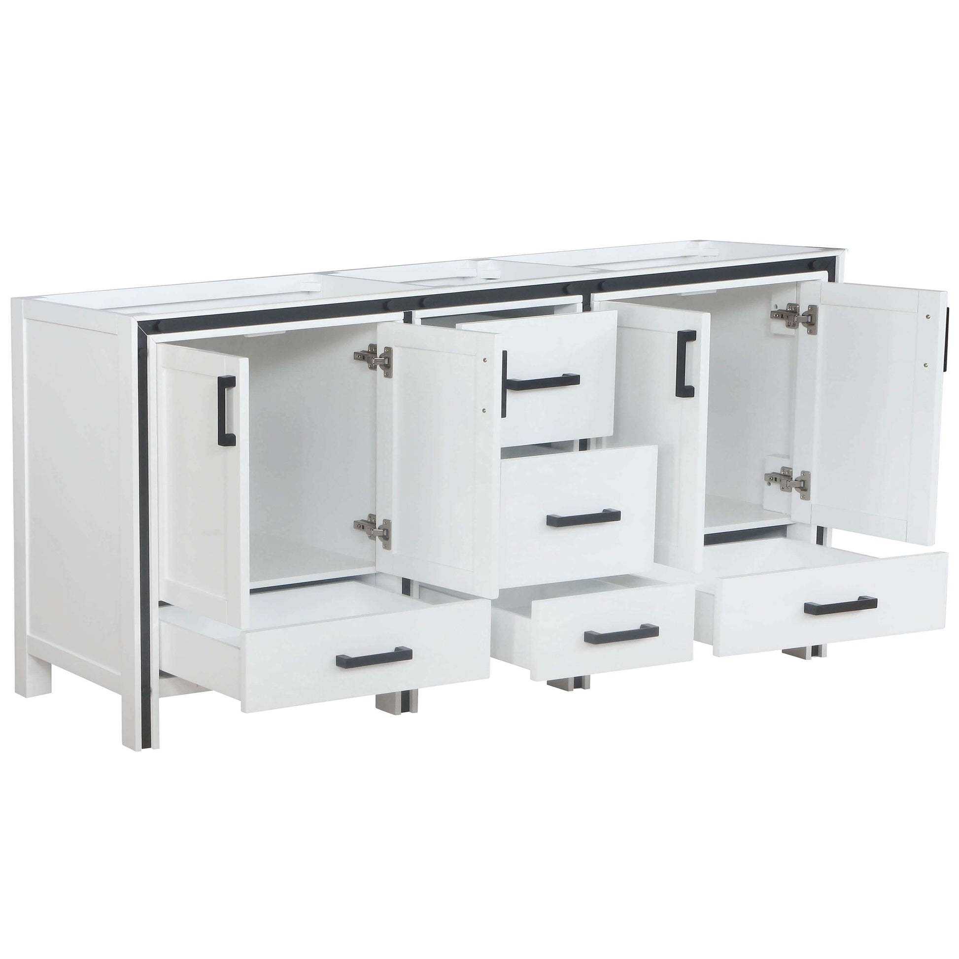 Ziva 72" White Vanity Double Cabinet Only - LZV352272SA00000