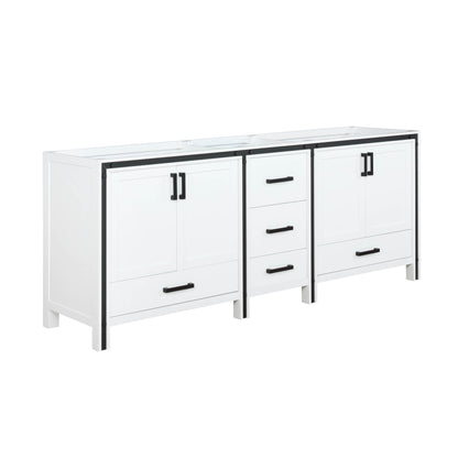 Ziva 80" White Vanity Double Cabinet Only - LZV352280SA00000