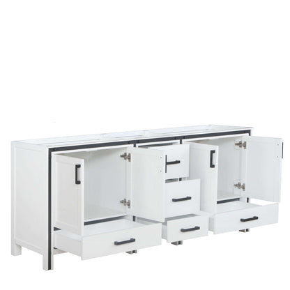 Ziva 80" White Vanity Double Cabinet Only - LZV352280SA00000