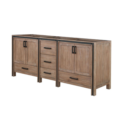 Ziva 80" Rustic Barnwood Double Vanity Cabinet Only - LZV352280SN00000