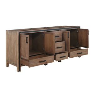 Ziva 80" Rustic Barnwood Double Vanity Cabinet Only - LZV352280SN00000