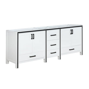 Ziva 84" White Vanity Double Cabinet Only - LZV352284SA00000