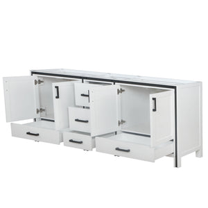 Ziva 84" White Vanity Double Cabinet Only - LZV352284SA00000