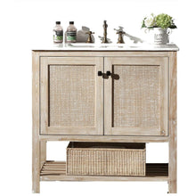 Load image into Gallery viewer, 36&quot; Solid Wood Single Sink Vanity With Marble Top-No Faucet - WH5136