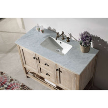 Load image into Gallery viewer, 48&quot; Solid Wood Single Sink Vanity With Marble Top-No Faucet - WH5148