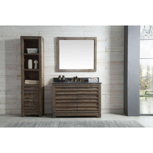 48" Wood Sink Vanity Match With Marble Wh 5148" Top -No Faucet - WH8448