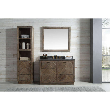 48" Wood Sink Vanity Match With Marble Wh 5148" Top -No Faucet - WH8548