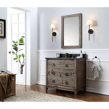 Load image into Gallery viewer, 36&quot; Wood Sink Vanity Match With Marble Top -No Faucet - WH8836