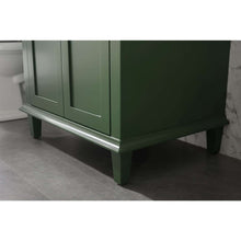 Load image into Gallery viewer, 30&quot; Vogue Green Finish Sink Vanity Cabinet With Carrara White Top - WLF2230-VG