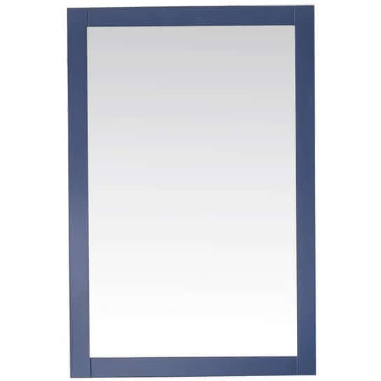 24" Blue Bathroom Vanity Without Mirror - PVC - WT9309-24-B-PVC