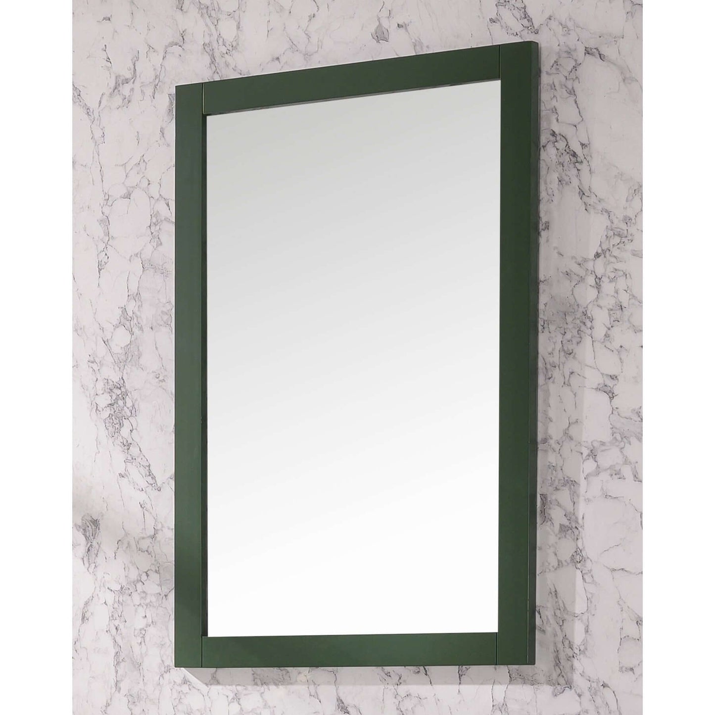 30" Vogue Green Finish Sink Vanity Cabinet With Carrara White Top - WLF2130-VG