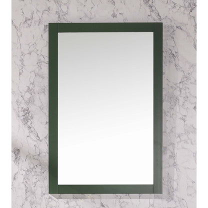 30" Vogue Green Finish Sink Vanity Cabinet With Carrara White Top - WLF2130-VG