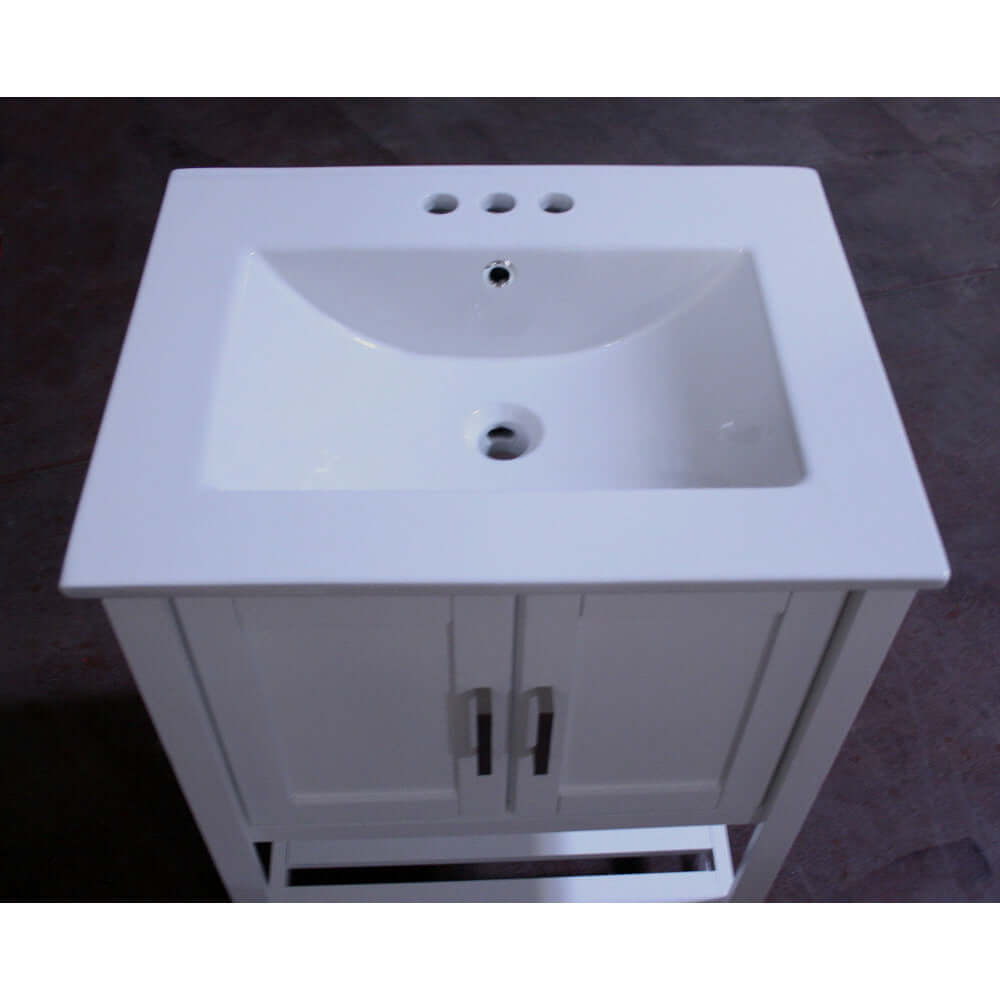 24" Sink Vanity Without Faucet - WLF6020-W