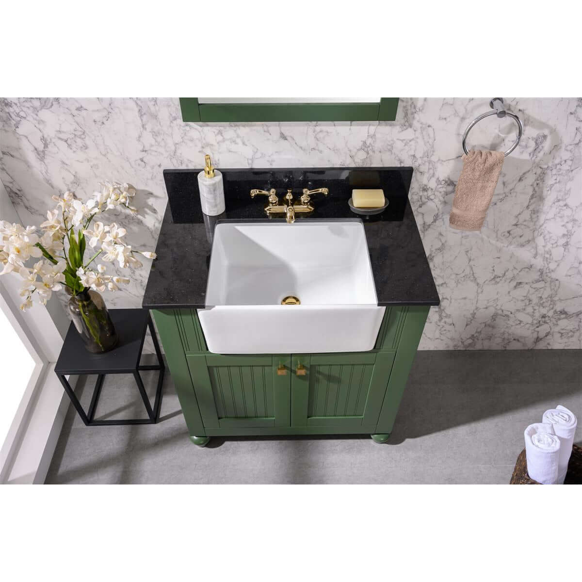 30" Sink Vanity Without Faucet - WLF6022-VG