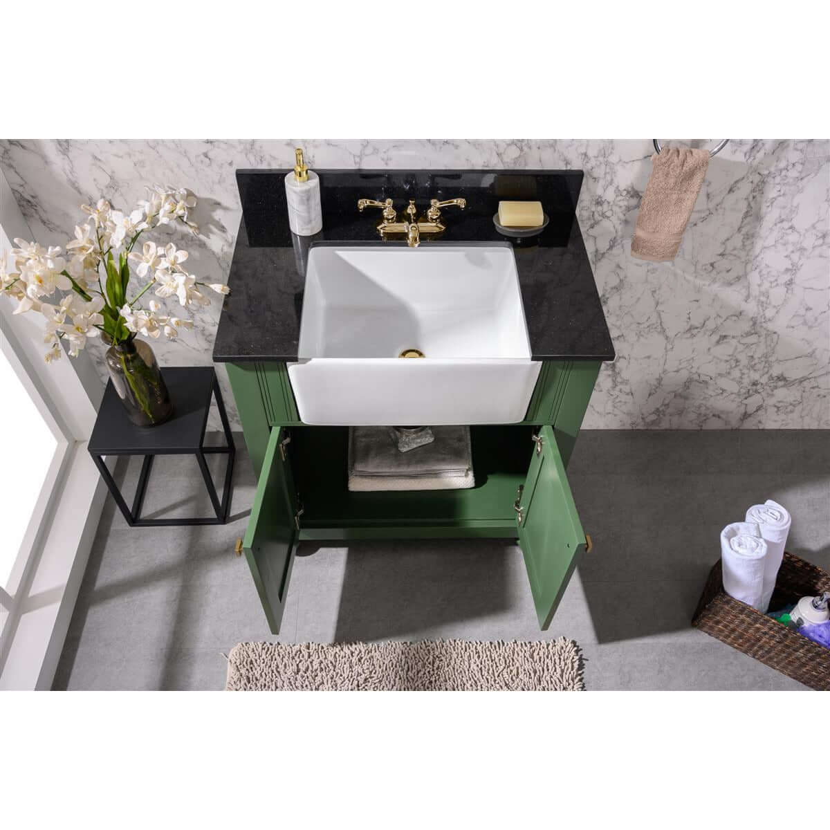 30" Sink Vanity Without Faucet - WLF6022-VG