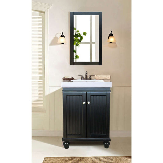 24" Espresso Single Sink Vanity - WLF6028-E