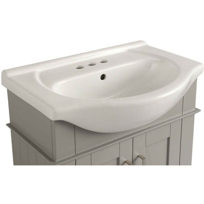 24" Gray Single Sink Vanity, No Faucet - WLF6042-G