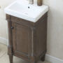Load image into Gallery viewer, 18&quot; Weathered Gray Single Sink Vanity, No Faucet - WLF7021-18