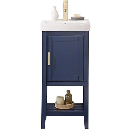 18" Blue Sink Single Vanity - WLF9018-B