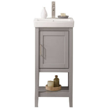Load image into Gallery viewer, 18&quot; Gray Single Sink Vanity - WLF9018-G