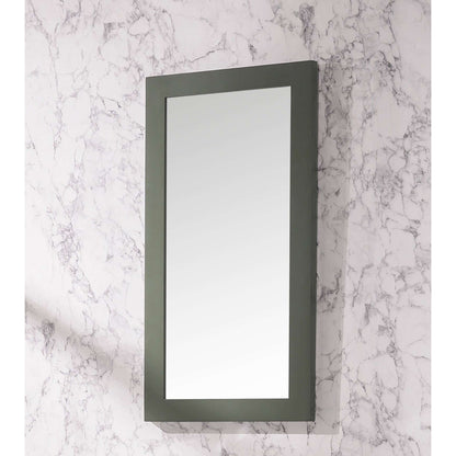 16" Pewter Green Mirror - WLF9018-PG-M