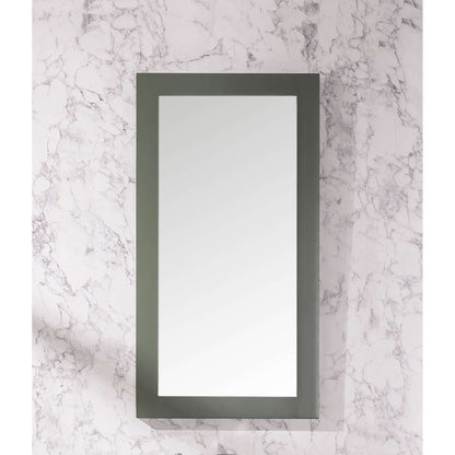 16" Pewter Green Mirror - WLF9018-PG-M