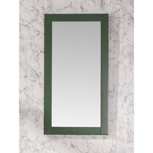 16" Pewter Green Mirror - WLF9018-VG-M
