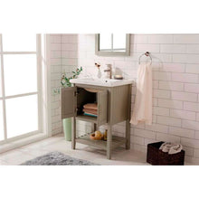 Load image into Gallery viewer, 24&quot; Kd White Gray Sink Vanity - WLF9024-RL