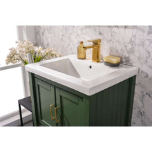 Load image into Gallery viewer, 24&quot; KD Vogue Green Single Sink Vanity - WLF9024-VG