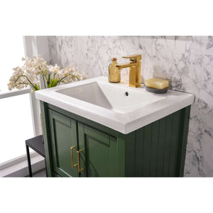 24" KD Vogue Green Single Sink Vanity - WLF9024-VG
