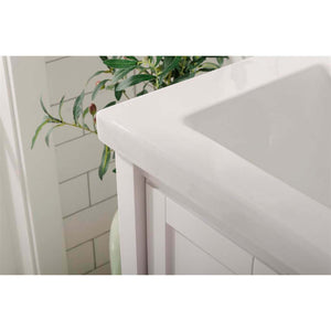 24" Kd White Sink Vanity - WLF9024-W