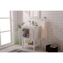 Load image into Gallery viewer, 24&quot; Kd White Sink Vanity - WLF9024-W