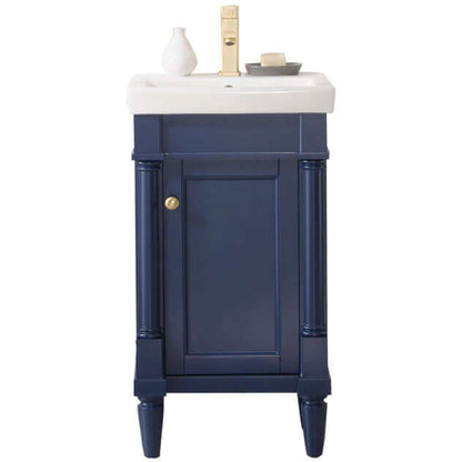 18" Blue Sink Single Vanity - WLF9218-B