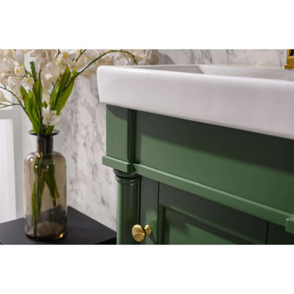 18" Vogue Green Single Sink Vanity - WLF9218-VG