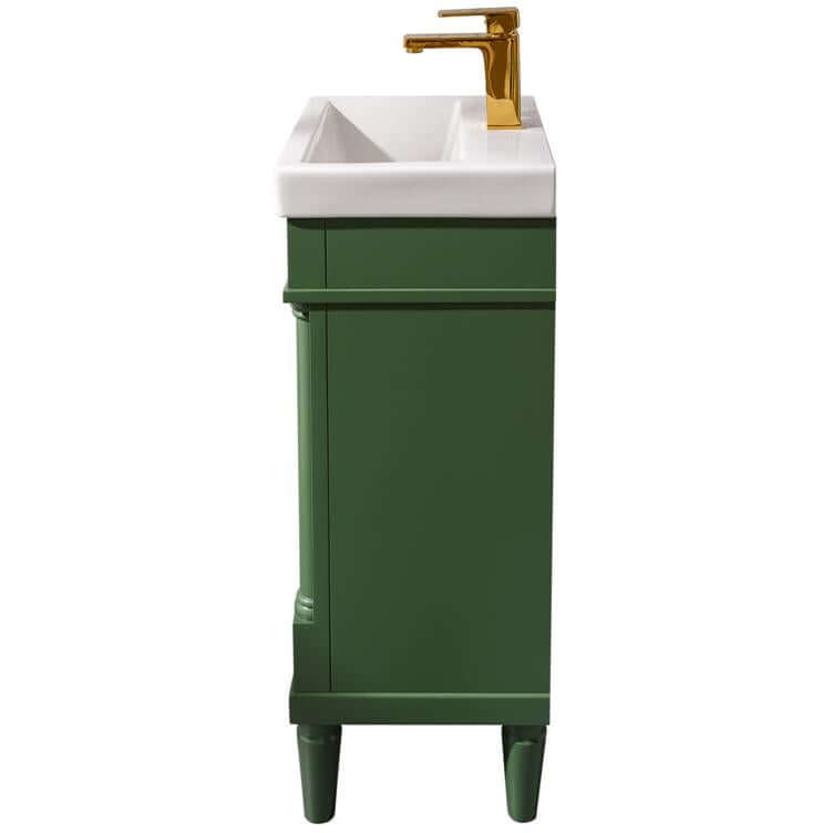 18" Vogue Green Single Sink Vanity - WLF9218-VG