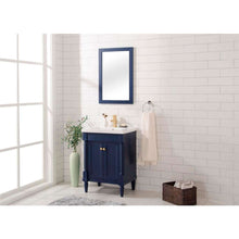 Load image into Gallery viewer, 24&quot; Blue Sink Single Vanity - WLF9224-B