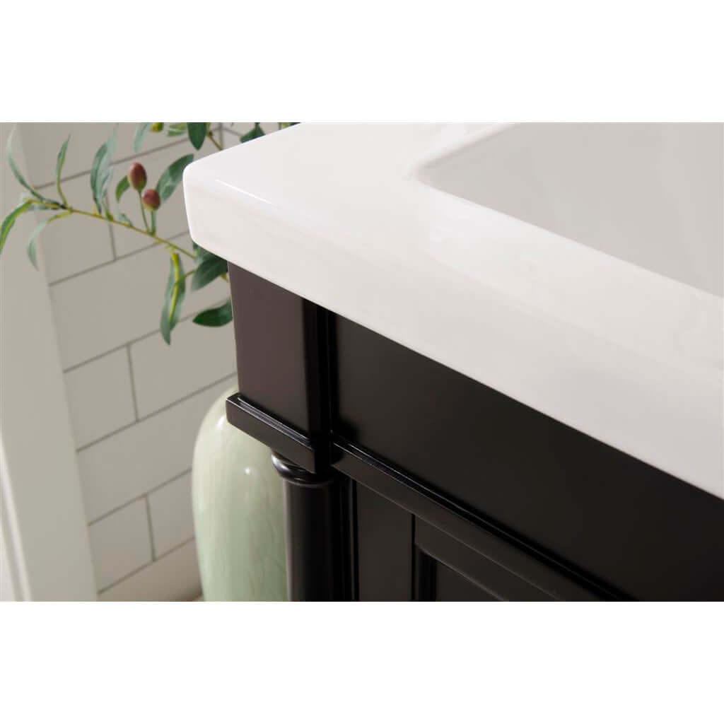 24" Espresso Single Sink Vanity - WLF9224-E