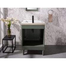Load image into Gallery viewer, 24&quot; Pewter Green Sink Vanity - WLF9224-PG